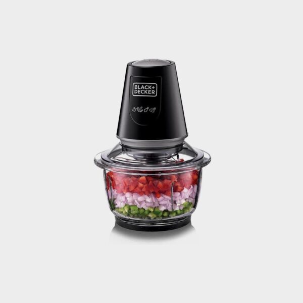 Vertical Glass Chopper/Mincer Glass Bowl Capacity With Removable Four Blade System